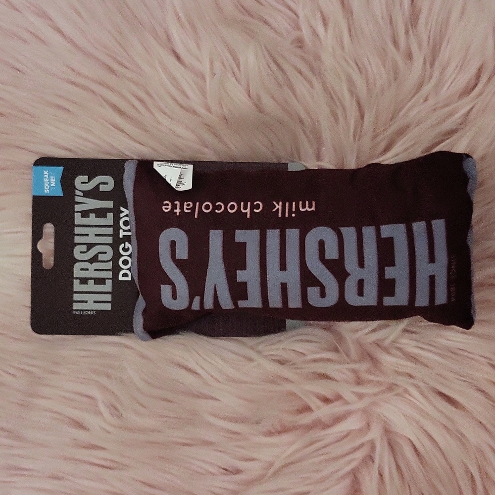 New Listing!! Brand New HERSHEY'S MILK CHOCOLATE PLUSH Dog Toy